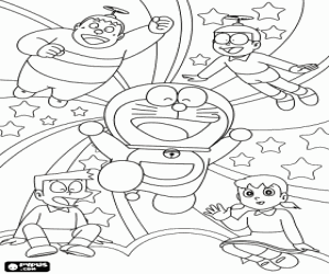 Doraemon coloring pages printable games