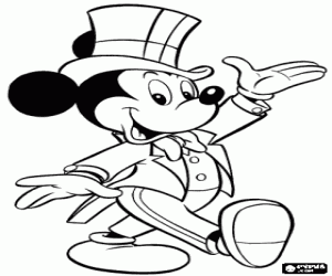 Mickey Mouse New Years Coloring Pages | mickey mouse at the new year s eve coloring page printable Mickey Mouse New Years Coloring Pages | mickey mouse at the new year s eve coloring page printable