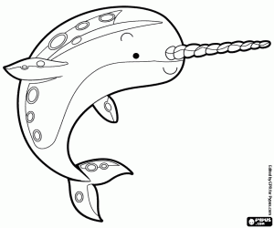 Narwhal Coloring Pages 28 Images Page Narwhals Printable Cute