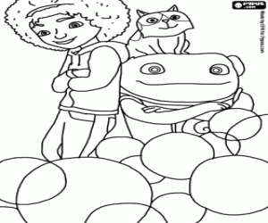 oh from the movie home coloring pages - photo #19